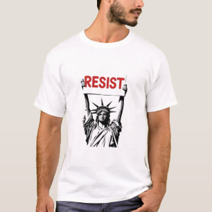 T-shirt Résister au fascisme Floral Transgenre LGBTQ Anti-