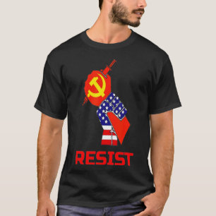 T-shirt Résister aux mandats anti-vaccins et au communisme