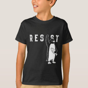 T-shirt Résister Chemise Penguin Résister Activisme Pengui