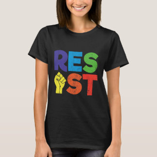 T-shirt Résister Gay Lgbt Community Support Don For Queer 