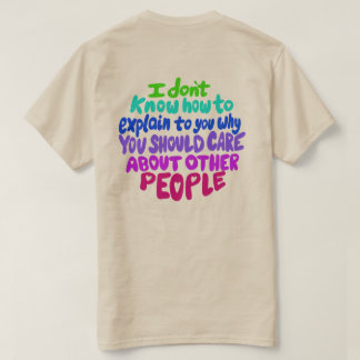 T-shirt Résister Lettré main