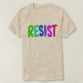 T-shirt Résister Lettré main (Design devant)