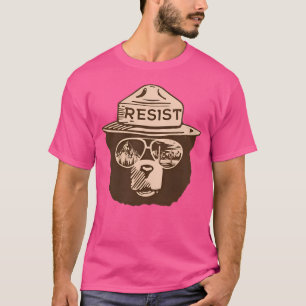 T-shirt Résister Protéger Notre Service National Des Parcs