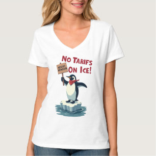 T-shirt Résistez À La Manifestation De Pingouins - Pas De 