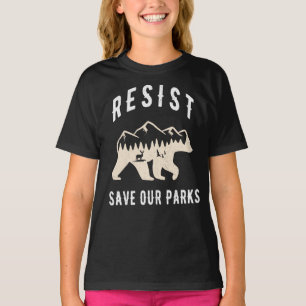 T-shirt Résistez À Sauver Nos Parcs Allah Les Parcs Nation