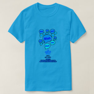 T-shirt Résistez au diable - Logo Bleu -