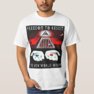 T-shirt Résistez au nouvel ordre mondial