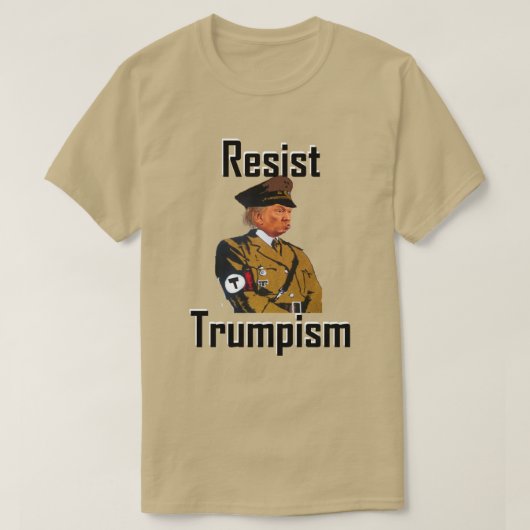 T-shirt résistez au trumpism (Design devant)