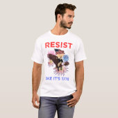 T-shirt Résistez comme c'est 1776 (Devant entier)