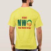 T-shirt Résistez MAINTENANT (Dos)