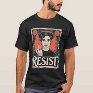 T-shirt Résistez Nouveau Beaucoup Anti-trump Femmes Fémini