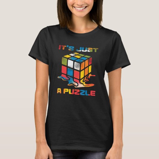 T-shirt Résolution rapide de puzzle Maître Speed Cubing Sp (Devant)