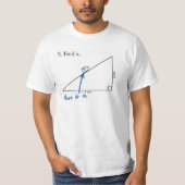 T-shirt Résolvez pour x (Devant)