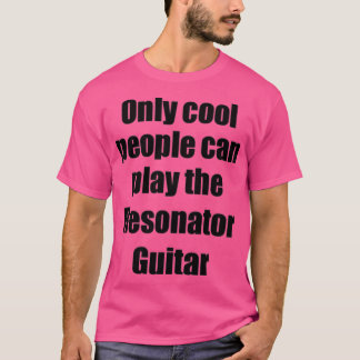 T-shirt Résonateur Guitare Lecteur Musicien Drôle Idée Cad