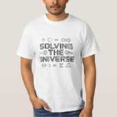 T-shirt Résoudre l'univers (Devant)
