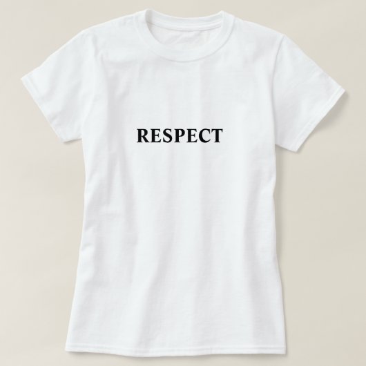 T-SHIRT RESPECT (Design devant)