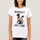 T-shirt Respect, amour et soins (Devant)