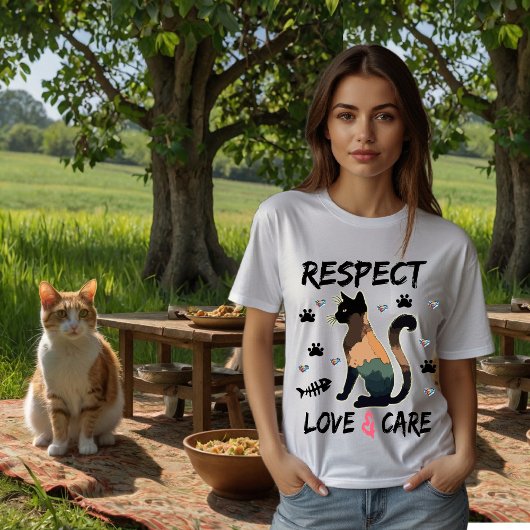 T-shirt Respect, amour et soins
