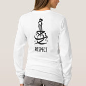 T-shirt Respect (calligraphie et anglais arabes) (Dos)