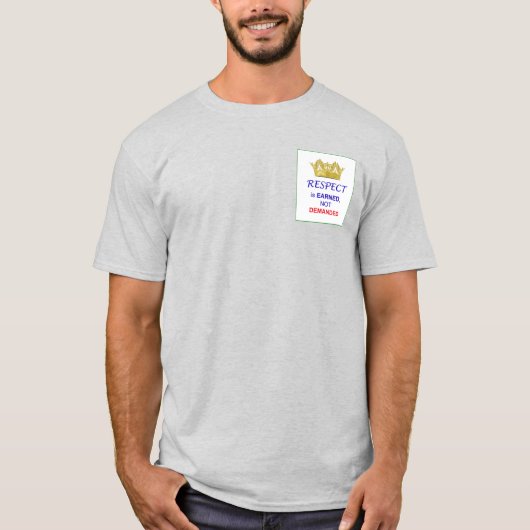 T-shirt Respect gagné (Devant)