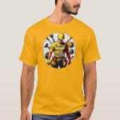 T-shirt Respect the Hustle Construction Worker Design – La (Devant)