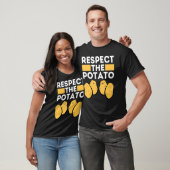 T-shirt RESPECT THE POTATO Is Potato Internet Meme Potato (Unisexe)