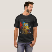 T-shirt Respect Your Elders Gaming Control Retro Funny Gam (Devant entier)