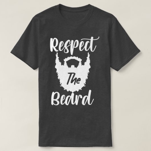 T-SHIRT RESPECTER LA BARBE 18 (Design devant)