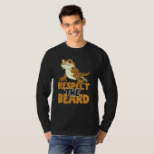 T-shirt Respecter La Barbe Dragon Lizard (Devant entier)