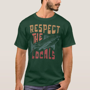 T-shirt Respecter Les Locaux Requins Océan Animaux Droits 
