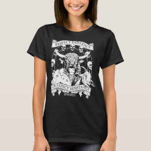 T-shirt Respecter L'Existence Ou S'Attendre À La Résistanc