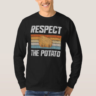 T-shirt Respecter Pommes de terre Légumes Légumes Chips Ma
