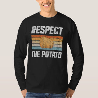 T-shirt Respecter Pommes de terre Légumes Légumes Chips Ma