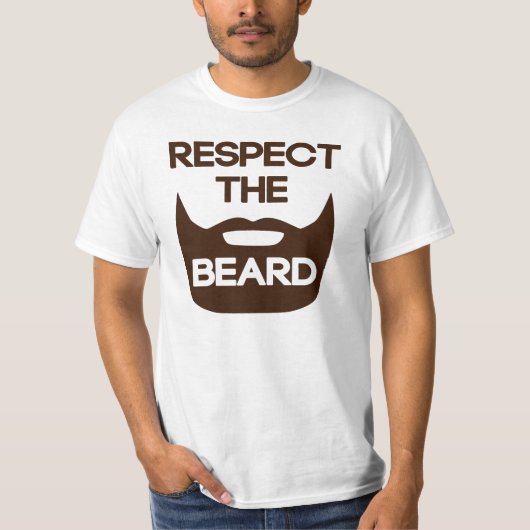 T-shirt Respectez la barbe (Devant)