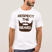 T-shirt Respectez La Barbe (Devant)