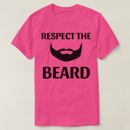 T-shirt Respectez la barbe 10 (Design devant)