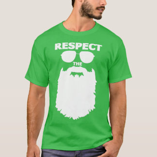 T-shirt Respectez la barbe La nouveauté Un grand cadeau po
