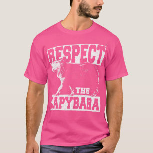 T-shirt Respectez La Capybara