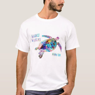 T-shirt Respectez la citation de la tortue marine locale T