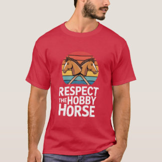 T-shirt Respectez la famille Hobby Horse