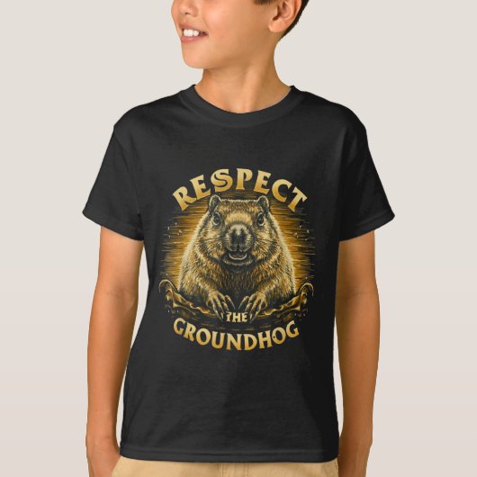 T-shirt Respectez la marmotte  (Devant)