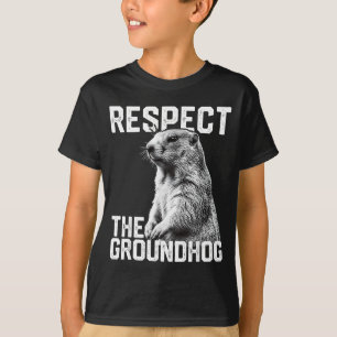 T-shirt Respectez la marmotte drôle de jour de la marmotte