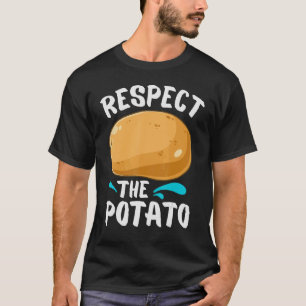 T-shirt Respectez La Pomme De Terre Drôle Légumes Pour Enf