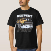 T-shirt Respectez La Poudre, Le Fil De Neige (Devant)