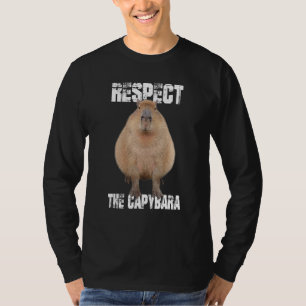 T-shirt Respectez L'Amoureux des animaux Capybara Funny Ca