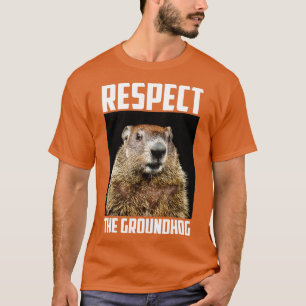 T-shirt Respectez Le Bois De La Marmotte De Terre Photo Du