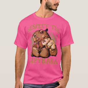 T-shirt Respectez Le Capybara Rodent Capybara