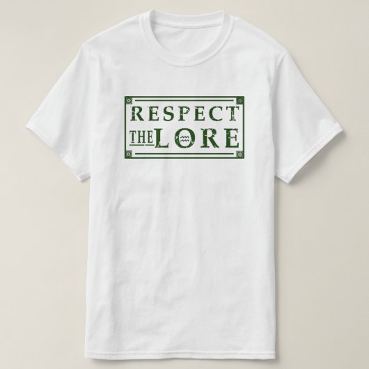 T-shirt RESPECTEZ LE Carré SEIGNEUR (Design devant)