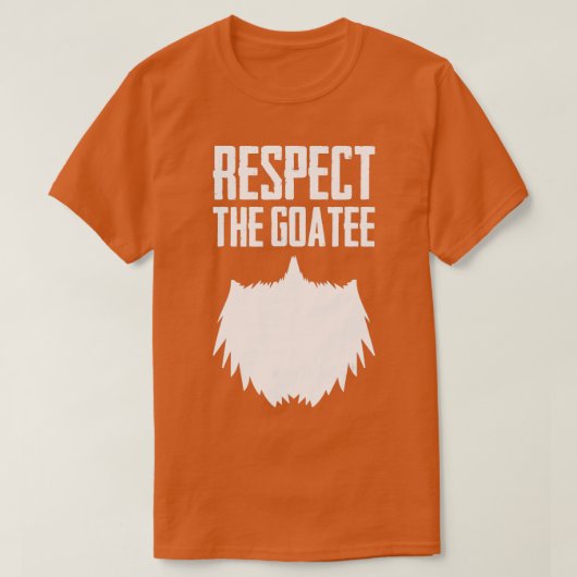 T-shirt Respectez le chèvre Drôle Barbe Novelté Cool cadea (Design devant)