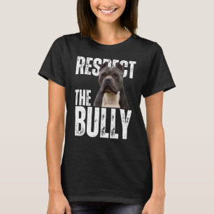 T-shirt Respectez Le Chien À Balles Américain Sarcastique